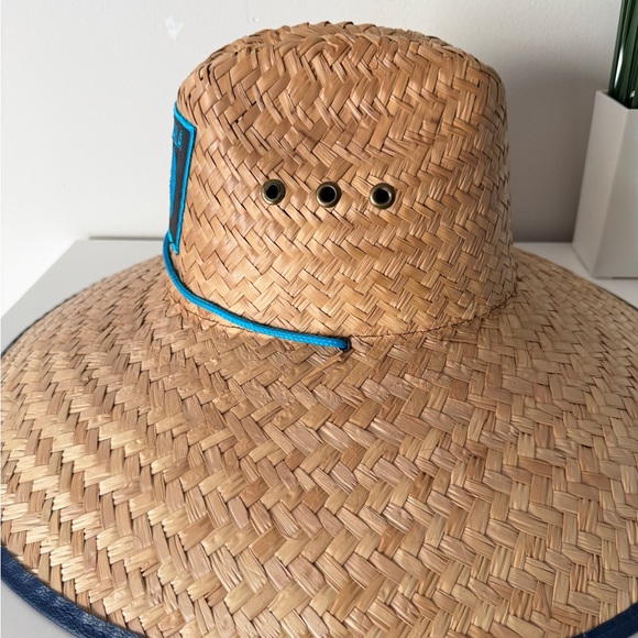 Woven Straw Hat with Guatemala Patch - Picture 2 of 5